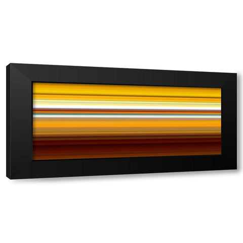 Lichtlinien 468 Black Modern Wood Framed Art Print with Double Matting by Klipp, Ortwin