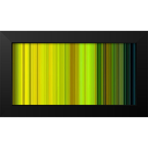 Lichtlinien 891 Black Modern Wood Framed Art Print by Klipp, Ortwin