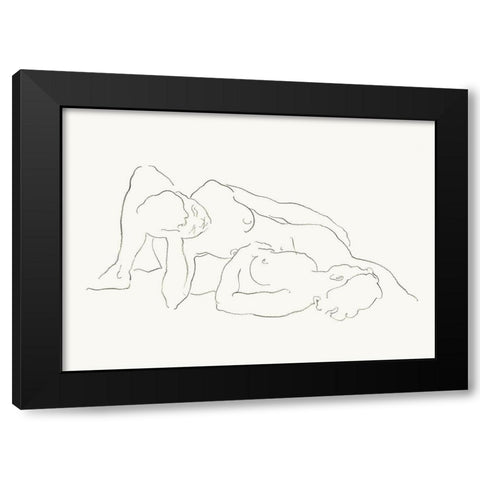 Akt 8 Black Modern Wood Framed Art Print by Maier, Werner