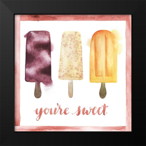 Chill Out III Black Modern Wood Framed Art Print by Popp, Grace