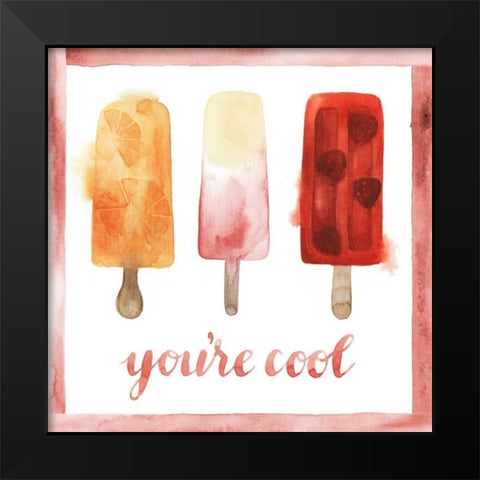 Chill Out V Black Modern Wood Framed Art Print by Popp, Grace