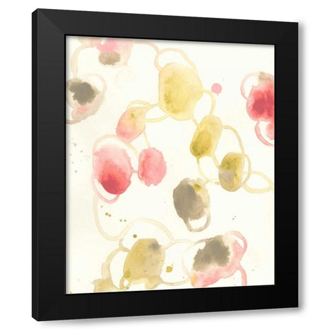 Elliptical Motion I Black Modern Wood Framed Art Print with Double Matting by Vess, June Erica