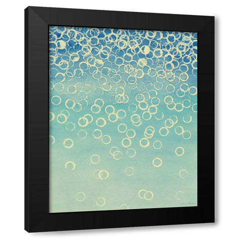 Faded Axioms II Black Modern Wood Framed Art Print by Lam, Vanna