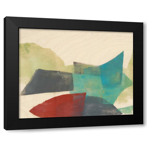 Ship Shape II Black Modern Wood Framed Art Print with Double Matting by Goldberger, Jennifer