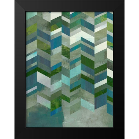 Ocean Elements II Black Modern Wood Framed Art Print by Zarris, Chariklia