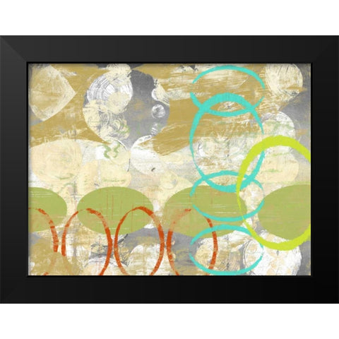 Oculus Orbs I Black Modern Wood Framed Art Print by Goldberger, Jennifer