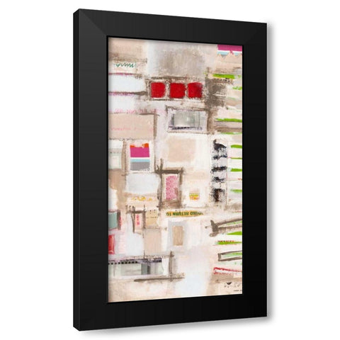 Plans Four II Black Modern Wood Framed Art Print with Double Matting by Galapon, Nikki