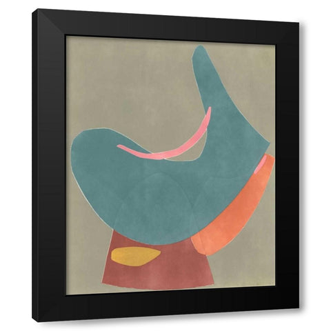Vessel XII Black Modern Wood Framed Art Print by Delamater, Rob