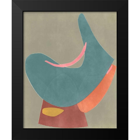 Vessel XII Black Modern Wood Framed Art Print by Delamater, Rob