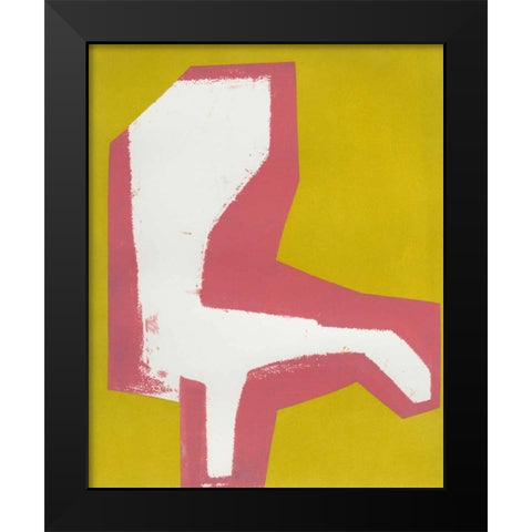 Signal Black Modern Wood Framed Art Print by Delamater, Rob