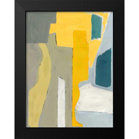 Guitar and Table Black Modern Wood Framed Art Print by Delamater, Rob