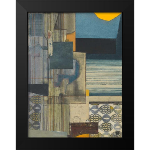 Journeymans Papers I Black Modern Wood Framed Art Print by Delamater, Rob