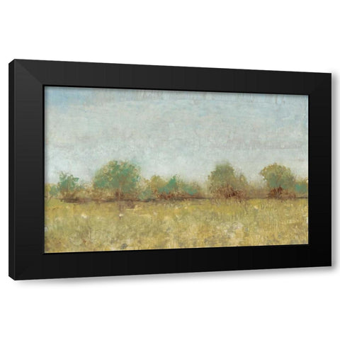 Spring Field I Black Modern Wood Framed Art Print with Double Matting by OToole, Tim