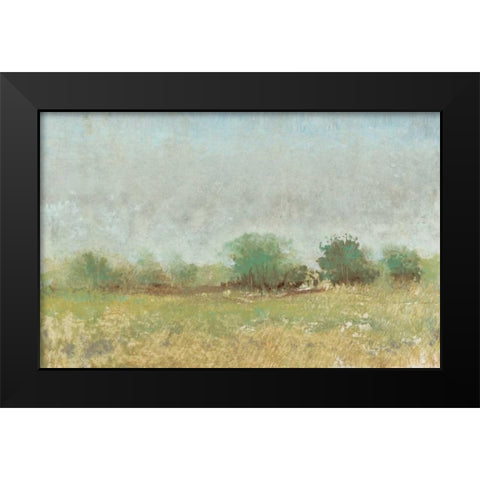 Spring Field II Black Modern Wood Framed Art Print by OToole, Tim
