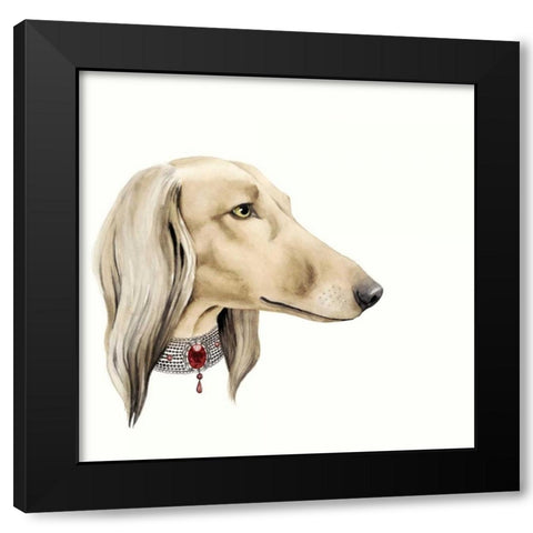 Haute Hounds IV Black Modern Wood Framed Art Print by Popp, Grace