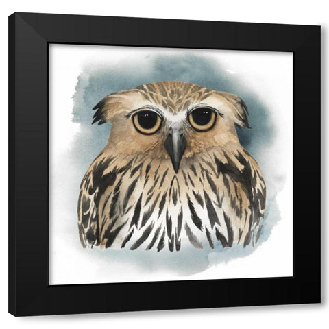 Greenwood Animals II Black Modern Wood Framed Art Print with Double Matting by Popp, Grace