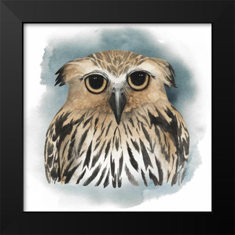 Greenwood Animals II Black Modern Wood Framed Art Print by Popp, Grace