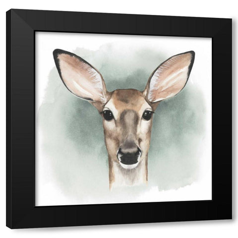 Greenwood Animals III Black Modern Wood Framed Art Print with Double Matting by Popp, Grace