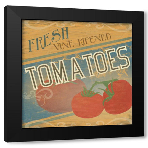 Farm Stand VIII Black Modern Wood Framed Art Print with Double Matting by Vess, June Erica