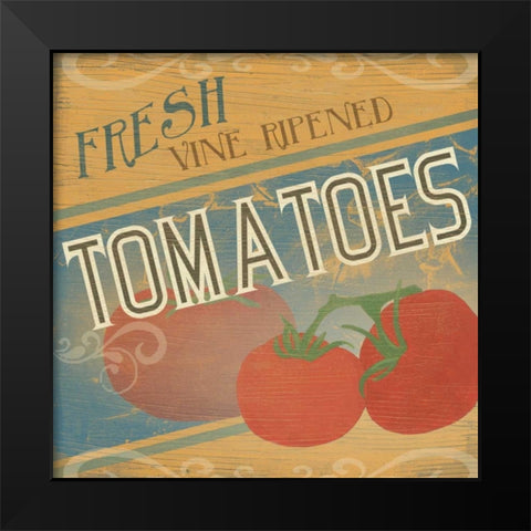 Farm Stand VIII Black Modern Wood Framed Art Print by Vess, June Erica