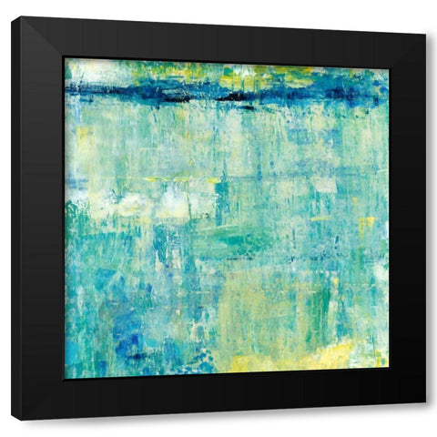 Water Reflection II Black Modern Wood Framed Art Print with Double Matting by OToole, Tim