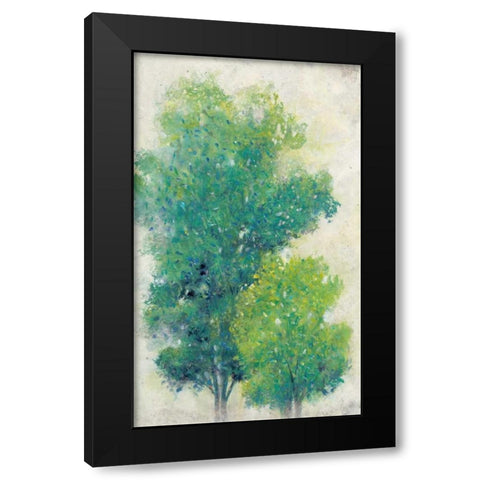 A Pair of Trees I Black Modern Wood Framed Art Print with Double Matting by OToole, Tim