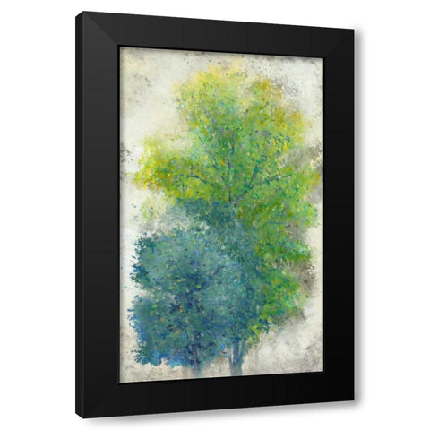 A Pair of Trees II Black Modern Wood Framed Art Print by OToole, Tim
