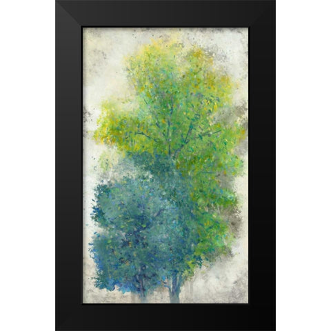 A Pair of Trees II Black Modern Wood Framed Art Print by OToole, Tim