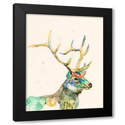 Hi Fi Wildlife III Black Modern Wood Framed Art Print by Goldberger, Jennifer