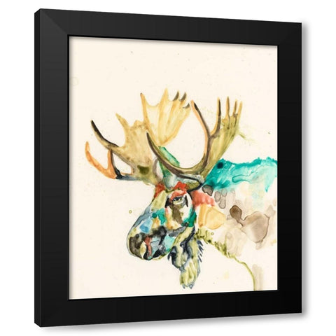Hi Fi Wildlife IV Black Modern Wood Framed Art Print by Goldberger, Jennifer