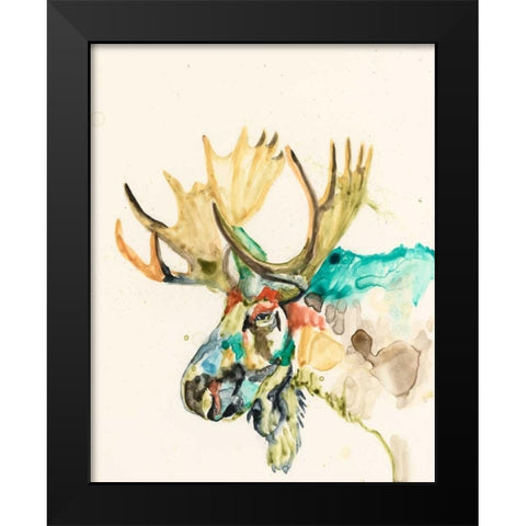 Hi Fi Wildlife IV Black Modern Wood Framed Art Print by Goldberger, Jennifer