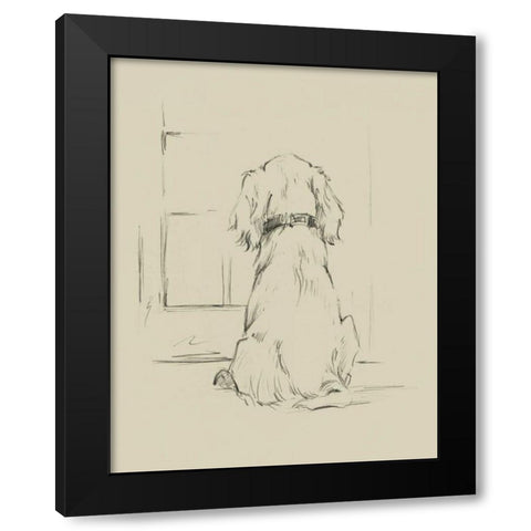 Waiting for Master I Black Modern Wood Framed Art Print by Harper, Ethan