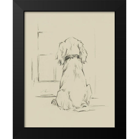 Waiting for Master I Black Modern Wood Framed Art Print by Harper, Ethan
