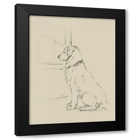 Waiting for Master IV Black Modern Wood Framed Art Print by Harper, Ethan