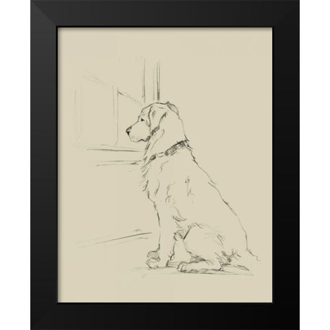 Waiting for Master IV Black Modern Wood Framed Art Print by Harper, Ethan