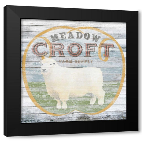Farm Supply III Black Modern Wood Framed Art Print with Double Matting by Vess, June Erica