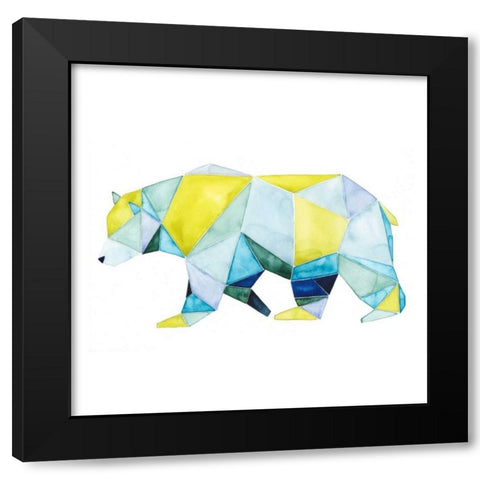 Geo Animal I Black Modern Wood Framed Art Print by Popp, Grace