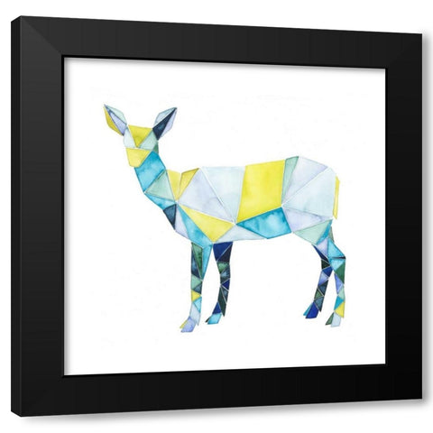 Geo Animal II Black Modern Wood Framed Art Print by Popp, Grace