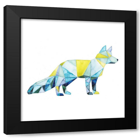Geo Animal IV Black Modern Wood Framed Art Print with Double Matting by Popp, Grace