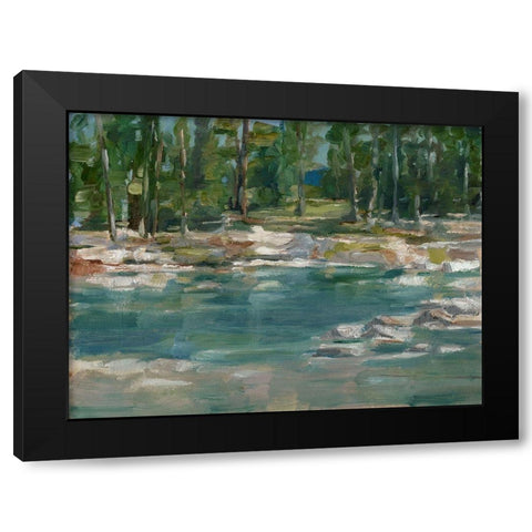 Northwestern Lake I Black Modern Wood Framed Art Print by Harper, Ethan