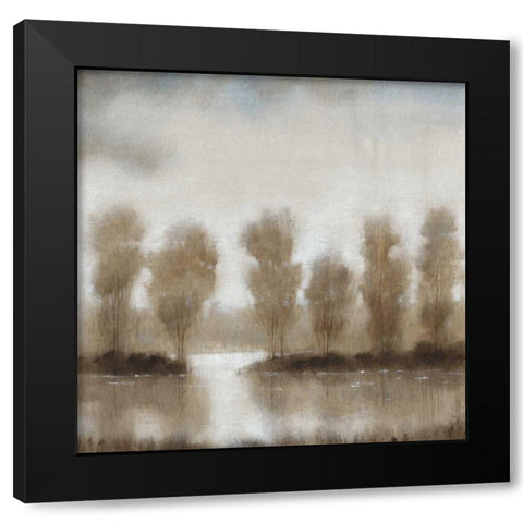 Subtle Reflection I Black Modern Wood Framed Art Print by OToole, Tim