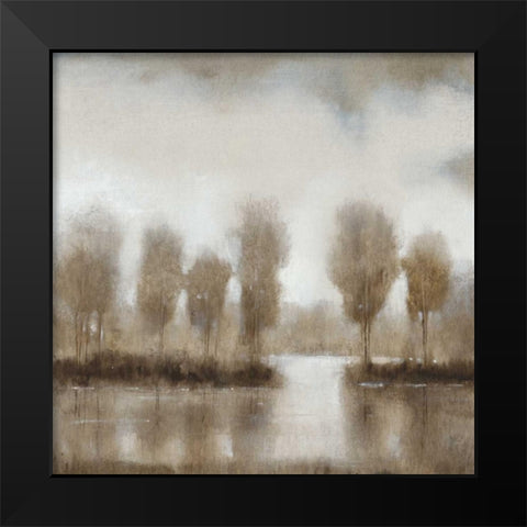 Subtle Reflection II Black Modern Wood Framed Art Print by OToole, Tim