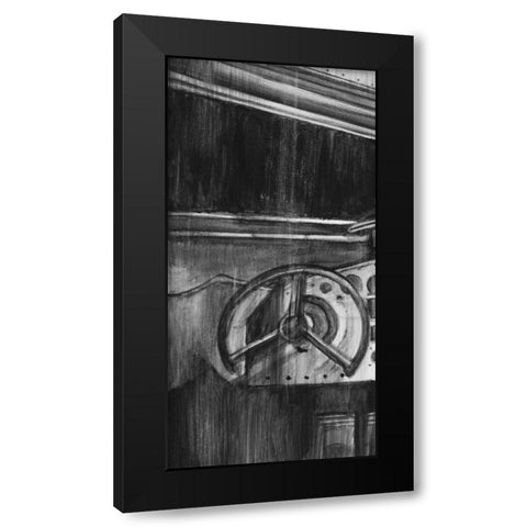 Vintage Cockpit I Black Modern Wood Framed Art Print by Harper, Ethan