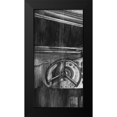 Vintage Cockpit I Black Modern Wood Framed Art Print by Harper, Ethan