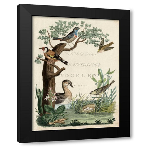 Duck Sanctuary Black Modern Wood Framed Art Print with Double Matting by Nozeman