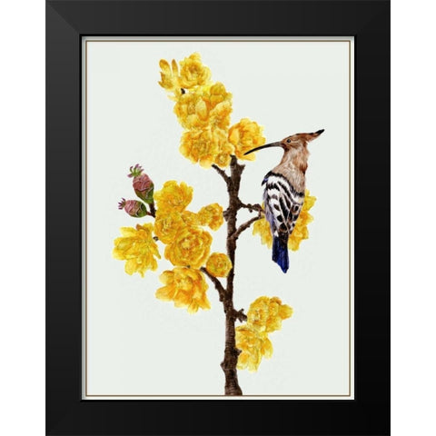 Chimonanthus Praecox II Black Modern Wood Framed Art Print by Wang, Melissa