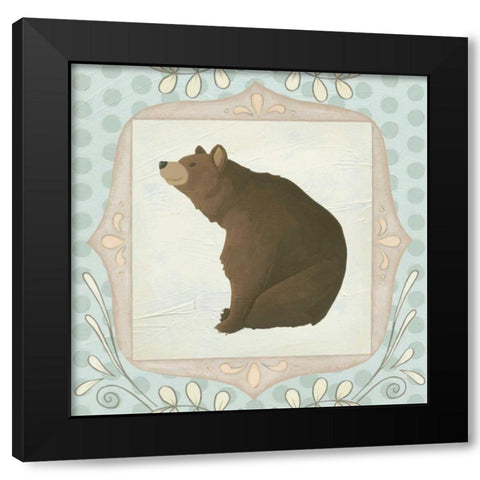Forest Cameo VIII Black Modern Wood Framed Art Print with Double Matting by Vess, June Erica