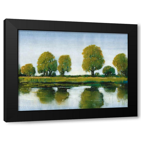 River Reflections I Black Modern Wood Framed Art Print by OToole, Tim