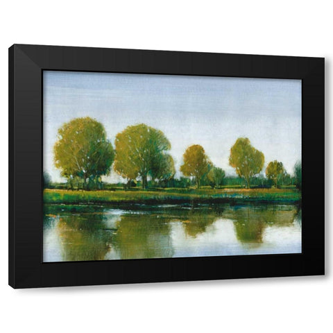 River Reflections II Black Modern Wood Framed Art Print by OToole, Tim