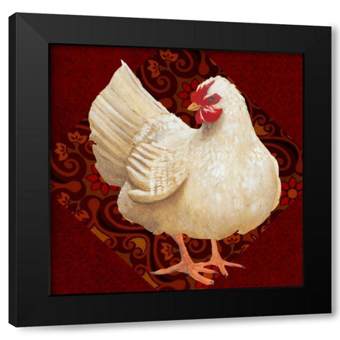 Yard Bird I Black Modern Wood Framed Art Print by Popp, Grace